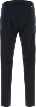 Pantaloni Torino Mens Midnight Blue Stretch Wool Pant Pantaloni Trousers