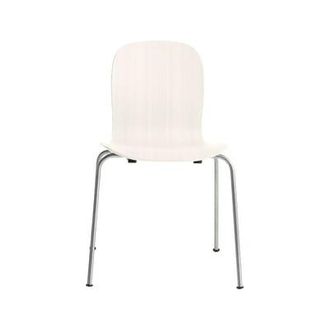 Cappellini Stacking chair Tate - White - Beech plywood with oak veneer - Designer Jasper Morrison