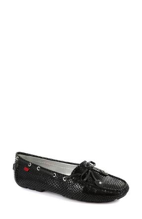 Marc Joseph New York Cypress Hill Loafer in Black Snake Print Leather at Nordstrom, Size 9.5