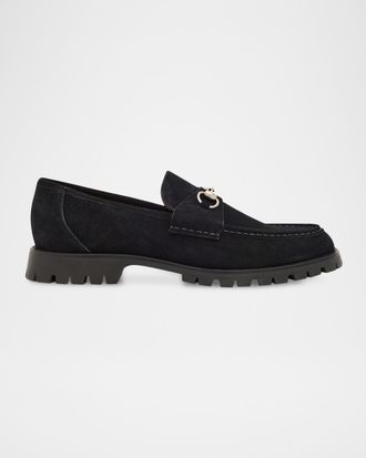 Gucci Men & apos;s Sylke Suede Horsebit Loafers