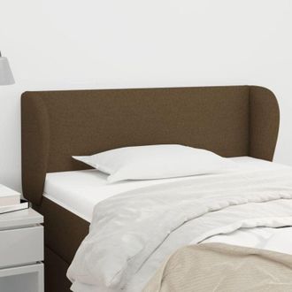 vidaXL Cabecero De Tela Gris Oscuro 103x23x78/88 Cm Vidaxl