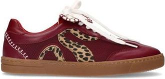 Sacha leren sneakers bordeaux
