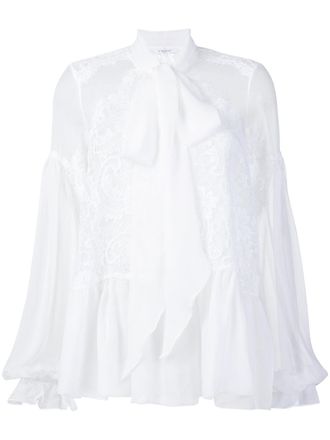 Givenchy Blusa svasata - Bianco