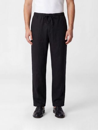 120% Lino Pants Men color Black