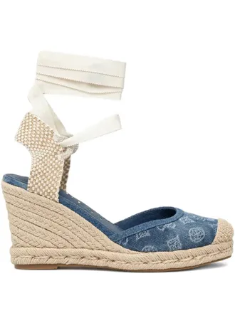 Guess Co Espadrilles con zeppa - Blu