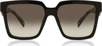 Prada PR 24ZS 1AB0A7 Womens Sunglasses Black Size 56
