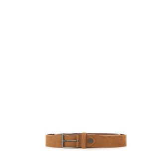 Gianni Chiarini Belts, male, Brown, Size: ONE SIZE Nubuck Belt with Logo