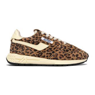 Autry Reelwind Lage Sneakers - Dames - Sneakers - Bruin - 39 EU - Katoen - Schoenen