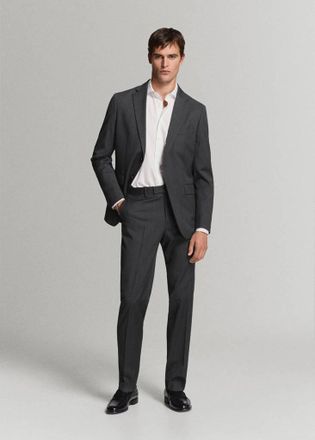 Mango Camicia completo slim-fit cotone popeline bianco - Uomo - XXL - MANGO MAN