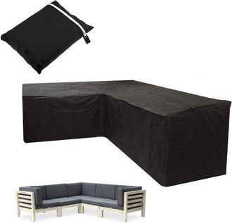 OEM Funda Impermeable Para Esquinas De Sof&aacute;s De Jard&iacute;n - Poli&eacute;ster 210t, 300x300x98cm, Resistente A Los Rayos Uv Y Al Polvo