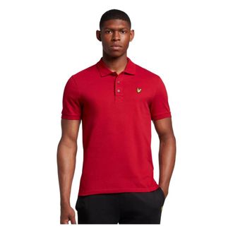 Lyle & Scott Polo Shirts, male, Red, Size: M Classic Polo Shirt
