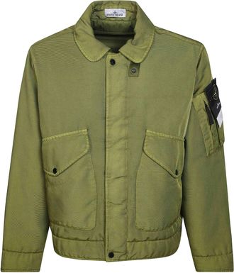Stone Island Boxy Cropped Utility Pocket Jacket