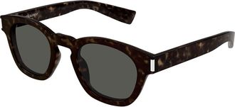 Saint Laurent SL 746 002 Mens Sunglasses Tortoiseshell Size 48 - Free RX Lenses - Free RX Lenses