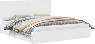 vidaXL Cama Con Almacenamiento 180 X 200 Cm Madera De Ingenier&iacute;a Vidaxl