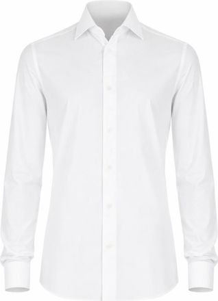 Ermenegildo Zegna White Slim Solid Shirt
