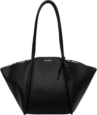 Karl Lagerfeld Dames, Tassen, Zwart, Maat: ONE Size Leer