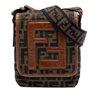 Fendi Pre-owned Fendi Mini FF Zucca Canvas Crossbody Unisex 61IPWBVPZT67D5M6