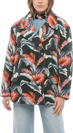 Maison Margiela Multicolor Floral Notched Lapel Blazer