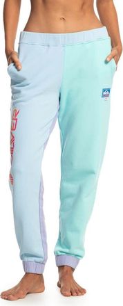 Quiksilver x Stranger Things Lenora Fleece Jogger Pants in Airy Blue at Nordstrom, Size Large