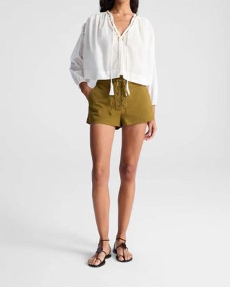 A.L.C. Leon Short In Hazel