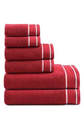 Tommy Hilfiger The Legacy Terry 6-Piece Towel Set in Bright Red at Nordstrom Rack