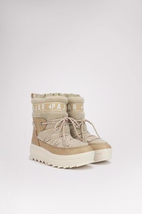 Pajar Womens Galaxy Lama Snow Boot Beige - Size UK 5