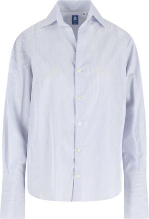 Finamore Napoli Shirt - Light Blue Striped