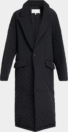 Maison Margiela Quilted Cocoon Longline Coat