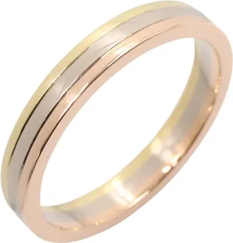 Cartier Gold Silver Yellow Gold (18K) Pink Gold (18K) White Gold (18K) Band Ring (Pre-Owned)