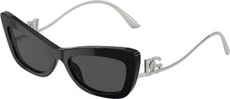 Dolce & Gabbana Authentieke stijlvolle zonnebril van premium kwaliteit - unisex - Zonnebrillen - Zwart - 55 MM - Accessoires