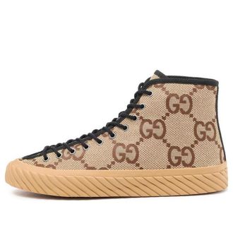 Gucci Maxi GG High Top Beige Ebony 703034-UKOH0-2590