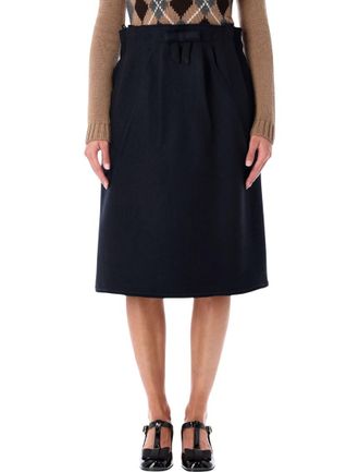 Prada Blue Midi Skirt