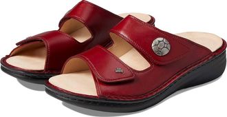 Finn Comfort Womens Moorea-S Sandals In Red Sierra