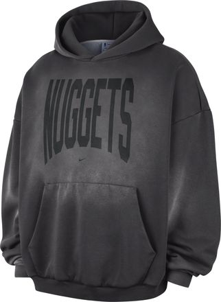 Nike Denver Nuggets Standard Issue Therma-FIT Fleece Hoodie Dark Charcoal White II5990-099