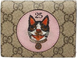 Gucci Pre-owned Wallets, female, Beige, Size: ONE SIZE Pre-owned Plastic Wallet