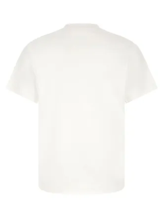 Moncler Mens White Cotton T-Shirt