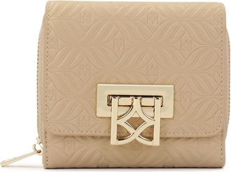 Kazar Beige portemonnee met een elegant patroon - Dames - Portefeuilles - Beige - ONE Size - Accessoires