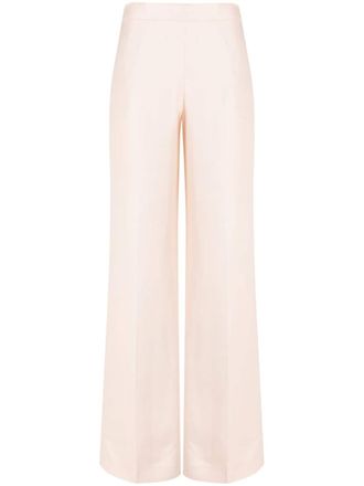 Twin-Set Pantaloni a palazzo con pieghe - Rosa