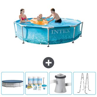 Intex Piscina Con Estructura Redonda - 305x76 Cm - 7-piezas Scb6