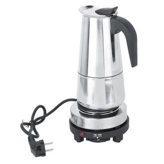 OEM Cafetera El&eacute;ctrica De Acero Inoxidable De 450 Ml Con Calentador -crezuo