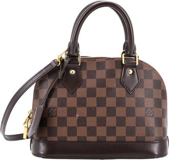 Louis Vuitton Alma Handbag Damier Bb (Authentic Pre-Loved)