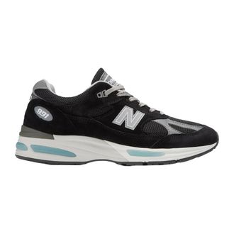 New Balance Sneakers, unisex, Black, Size: 13 1/2 US Made in UK 991v2