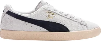 Puma Clyde Hairy Suede Sneaker in Sedate Gray/Cashew Suede Men