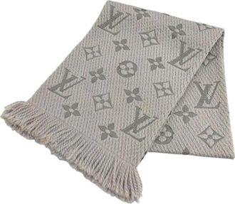 Louis Vuitton Pre-owned Stole - Dames - Vintage Accessoires - Grijs - ONE Size - Wol - Vintage