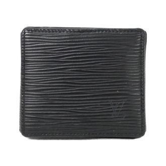 Louis Vuitton Black Leather Coin Purse/Coin Case (Pre-Owned)