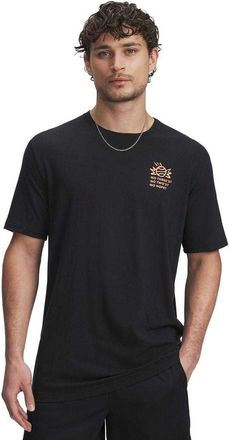 Under Armour Heren Basketbal Losjes T-shirt (Zwart)