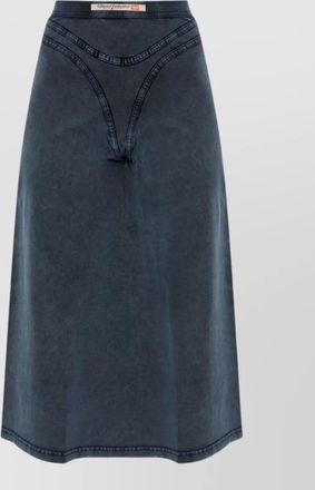Diesel denim midi skirt