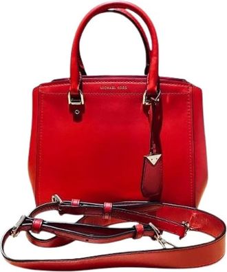 Michael Kors Pre-owned Handbags, female, Red, Size: ONE SIZE Pre-owned Leather Handbag