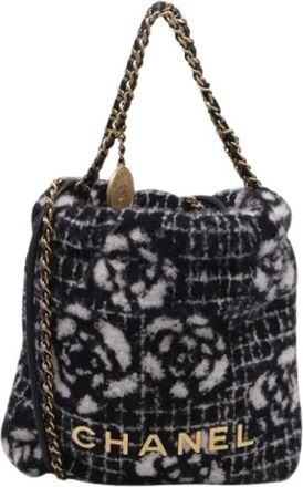 Chanel Pre-owned Quilted Camellia 22 Bag - Pre-owned - Mujer - Negro - ONE SIZE