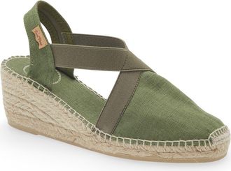 Toni Pons Ter Slingback Espadrille Sandal in Forest at Nordstrom, Size 5.5-6Us